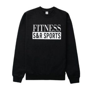 Sporty & Rich Black Fitness Sweatshirt